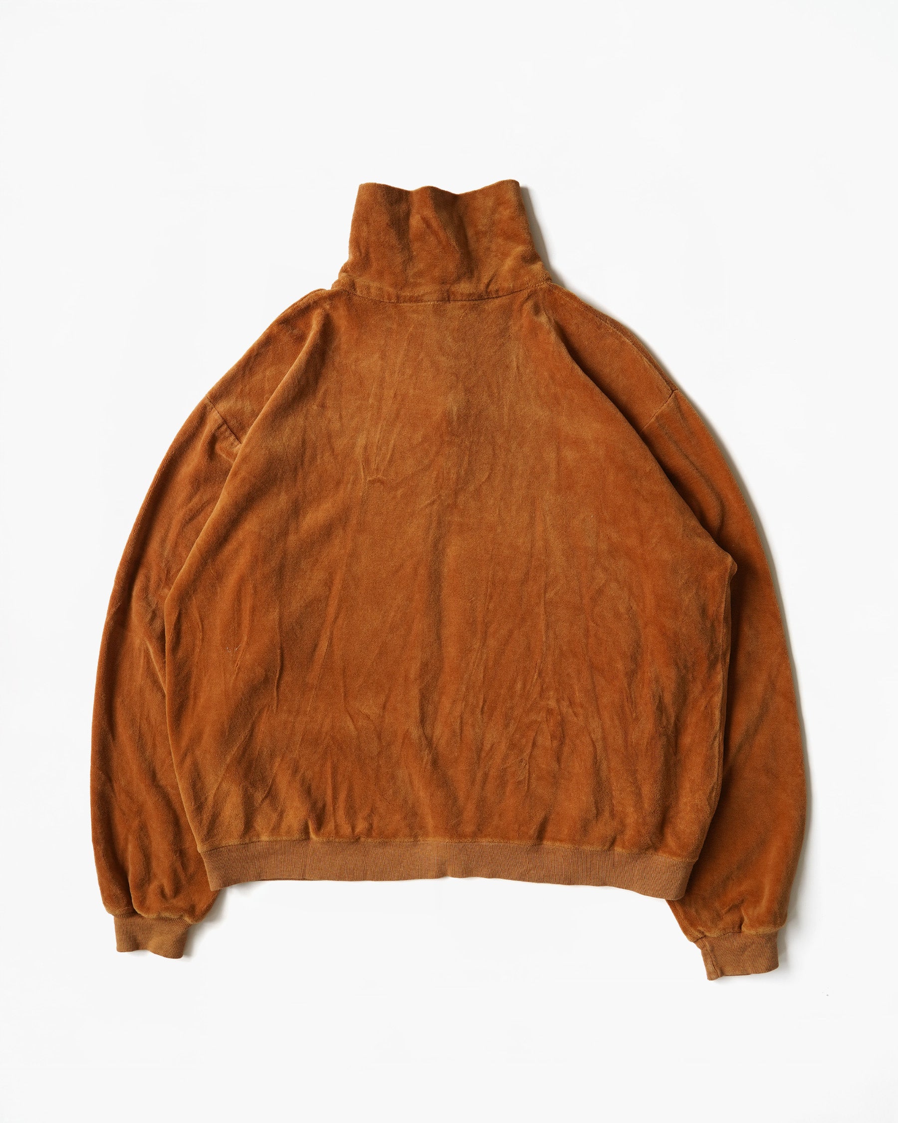 70s Velour Half Zip Pullover