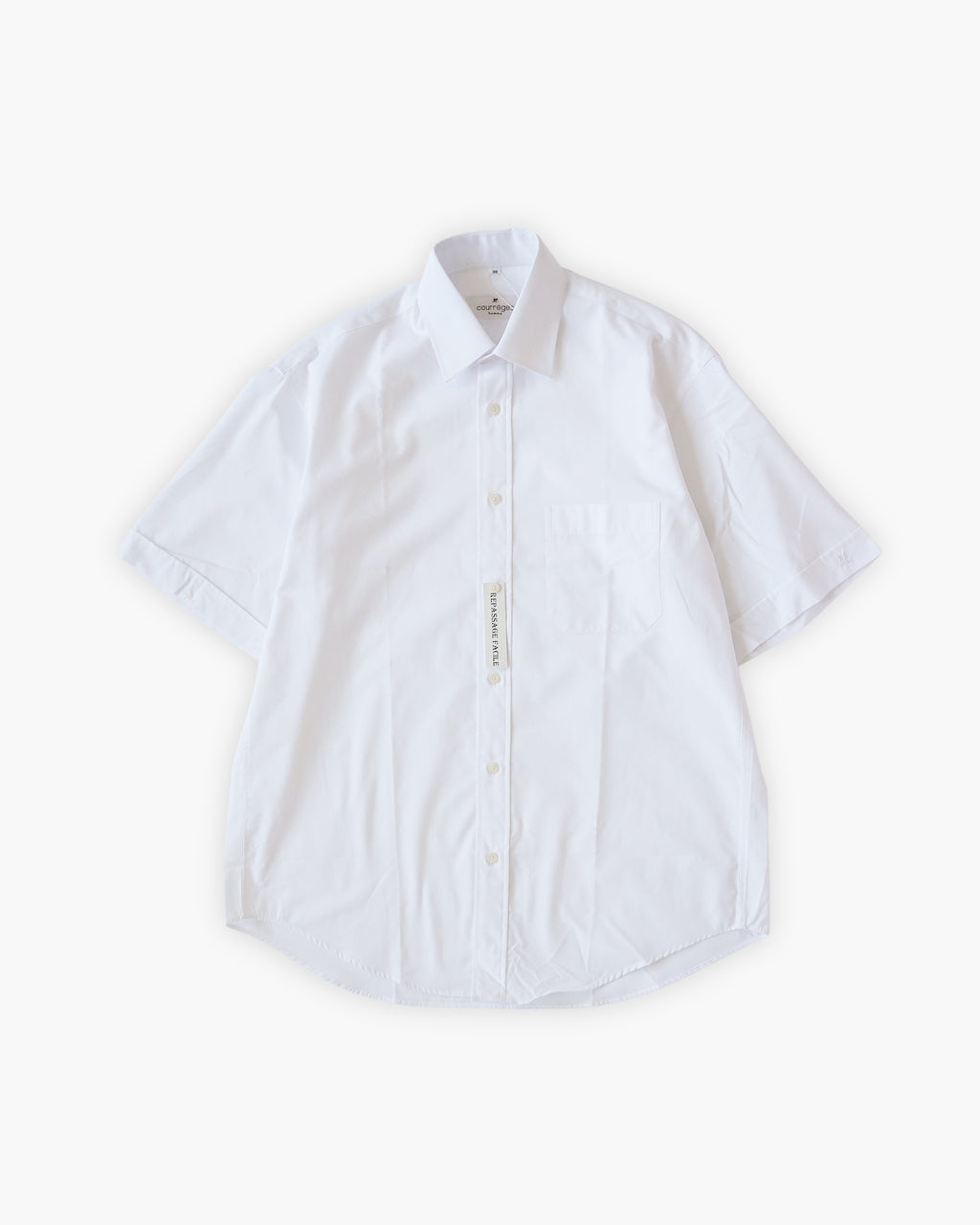 90s "Courrèges" S/S Dress Shirts