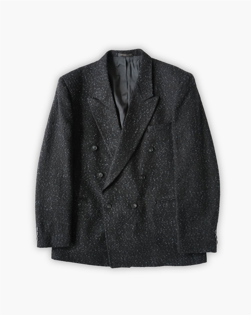 Textured Black Tweed Jacket