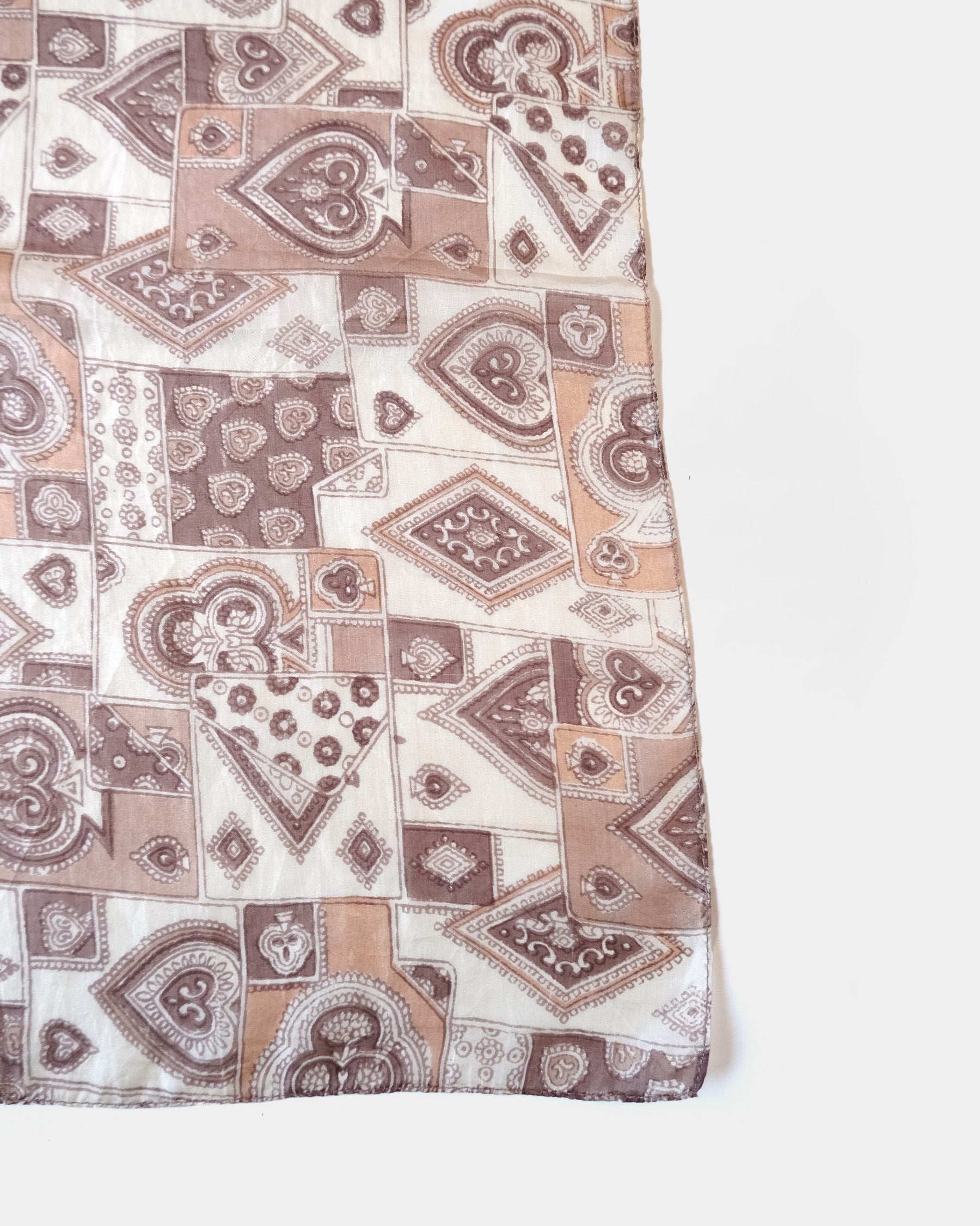 100％ Silk Printed Scarf Made In India