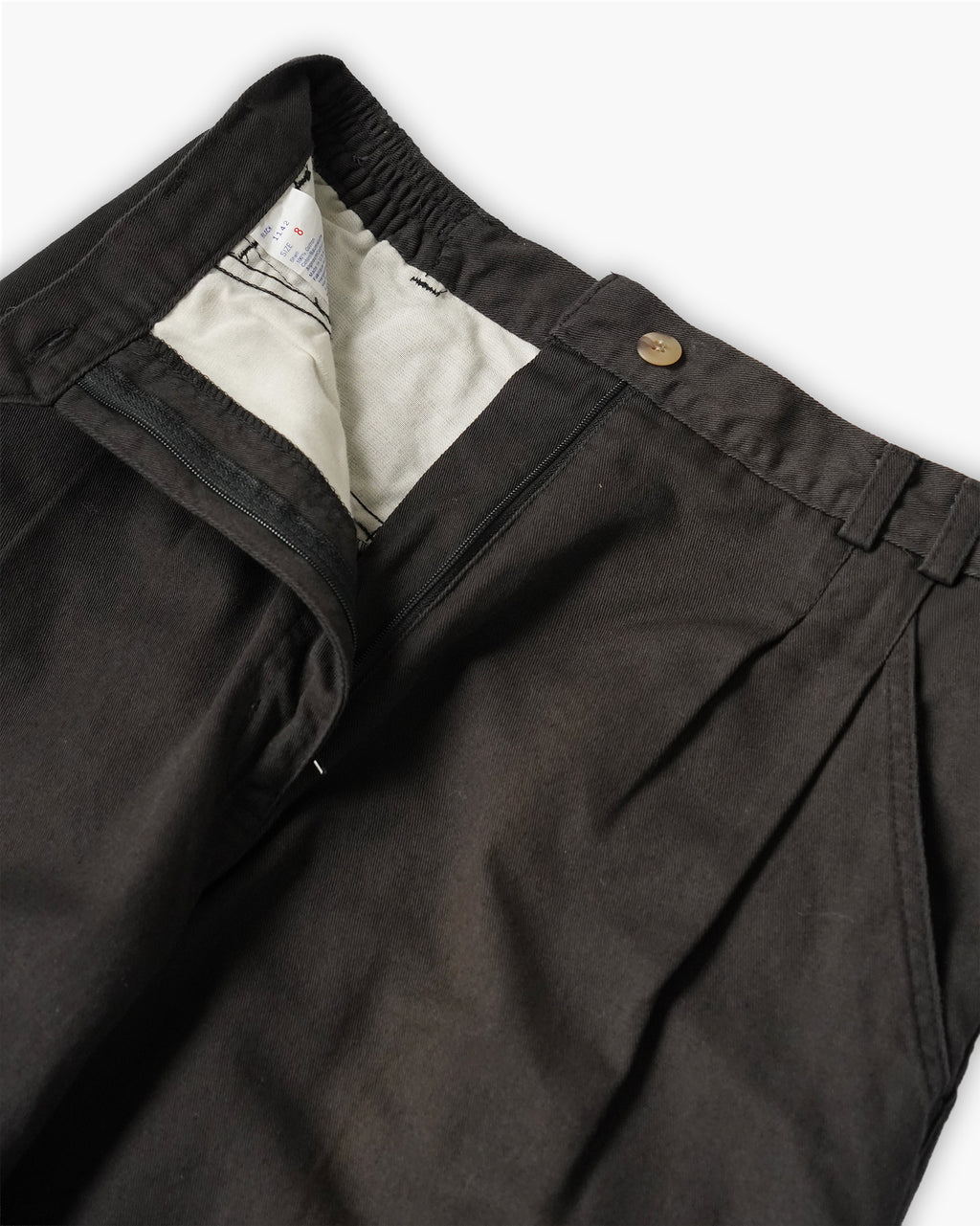 "Woolrich" Cotton Tuck Trousers - Brown