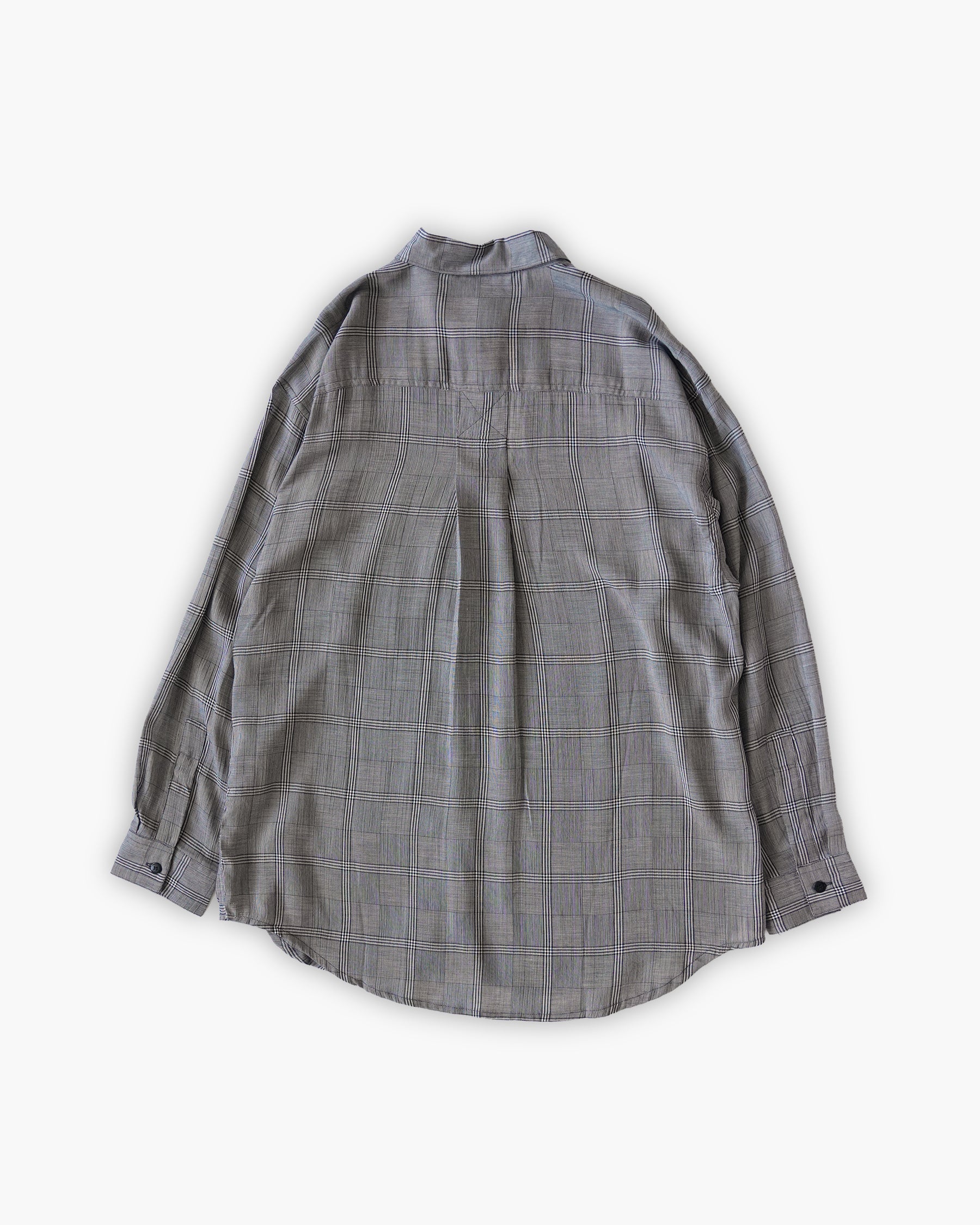 "GOOUCH" 100% Viscose Sheer L/S Shirt
