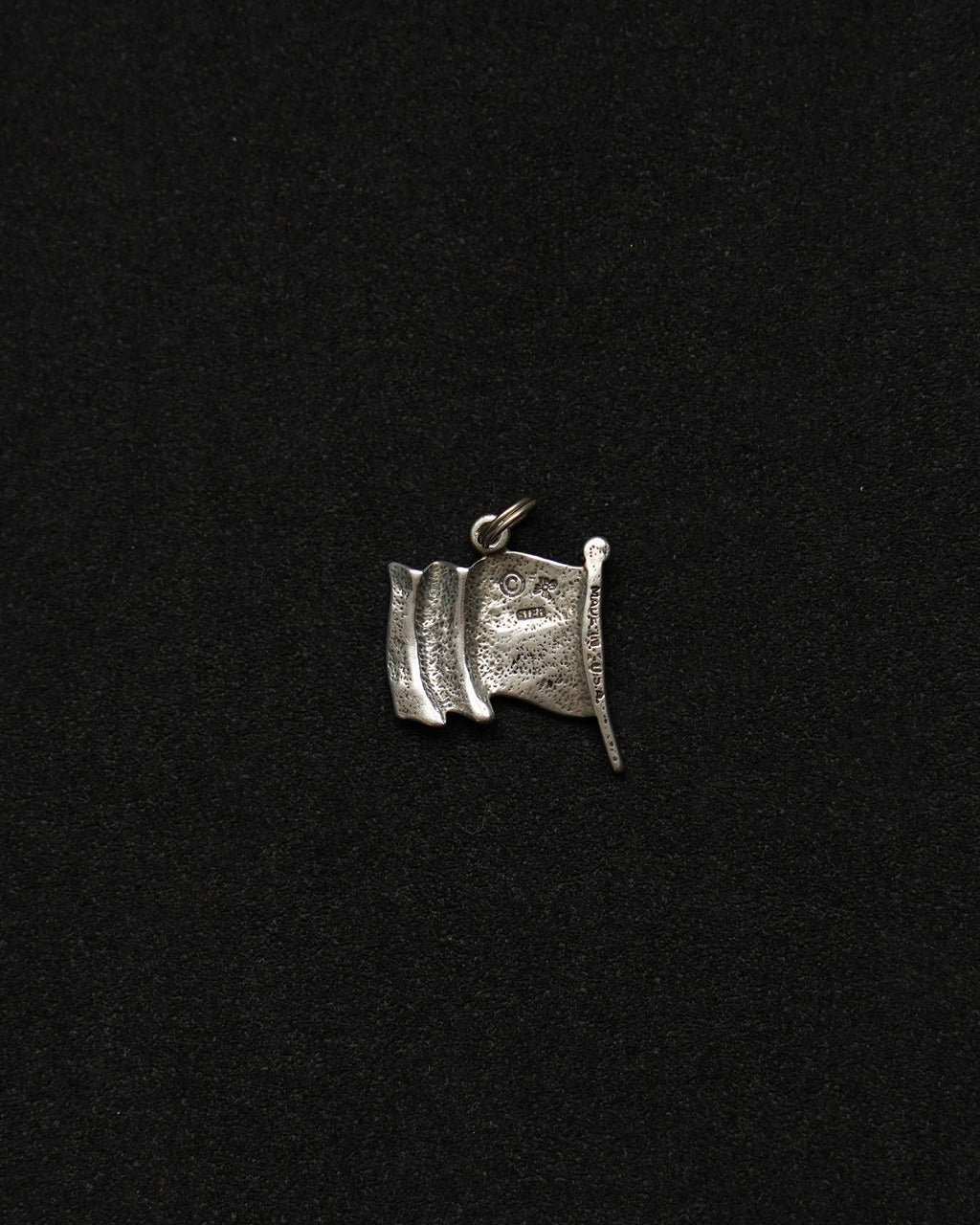 Silver American Flag Charm (SVNL26041-4)