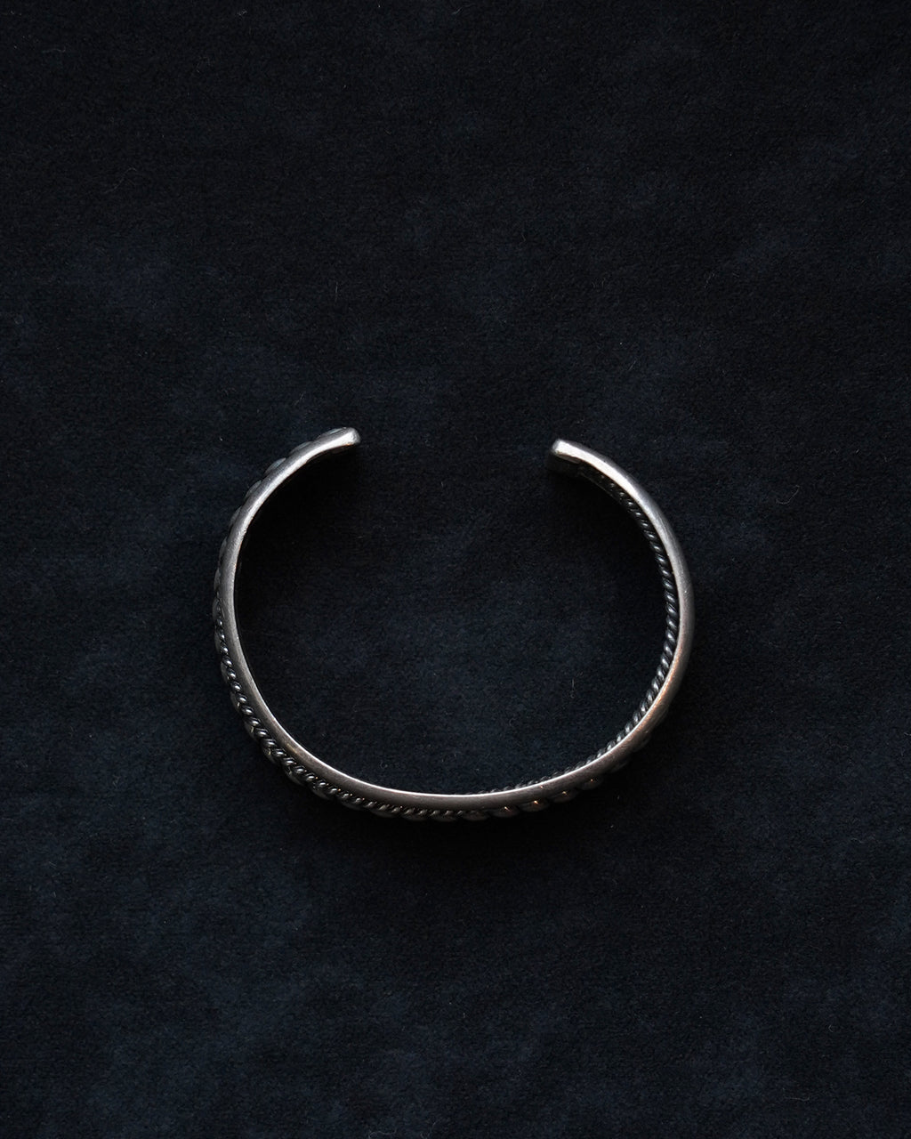 Silver 925 Braided Detail Cuff (SVBL-26046)