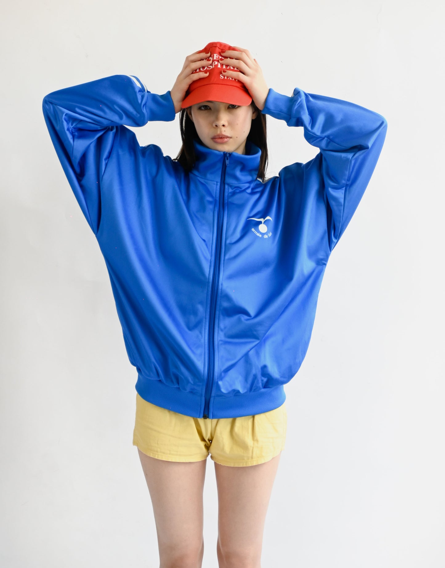 French Stand Color Training Jacket