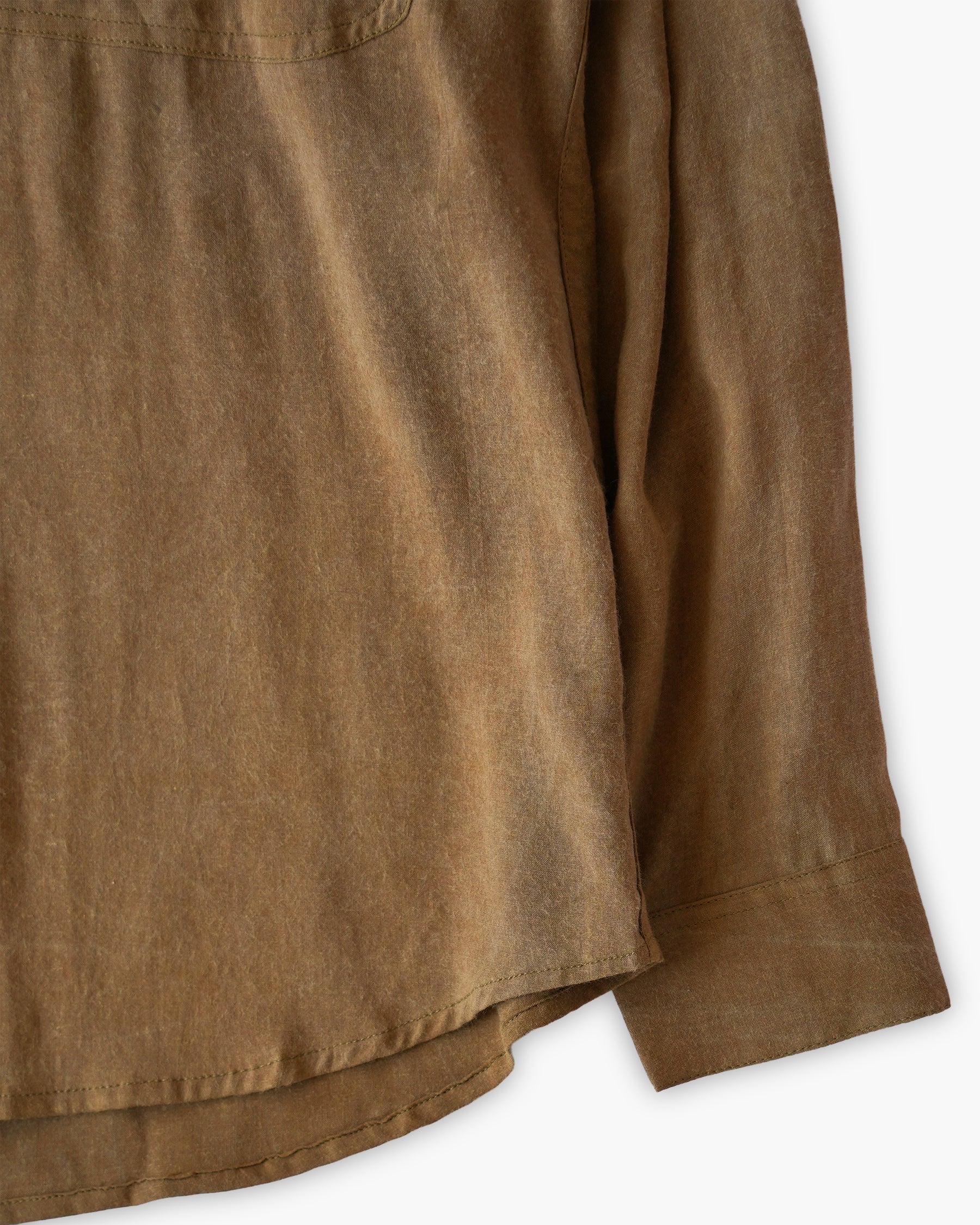 "GOOUCH" 100% Rayon Pigment Dye Shirts - Mustard