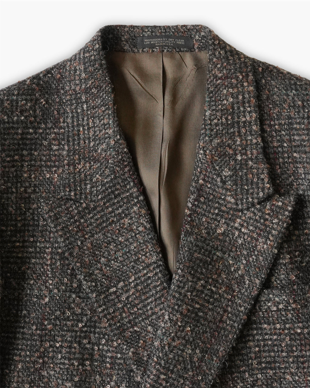 Brown Mix Glen Check Tweed Jacket