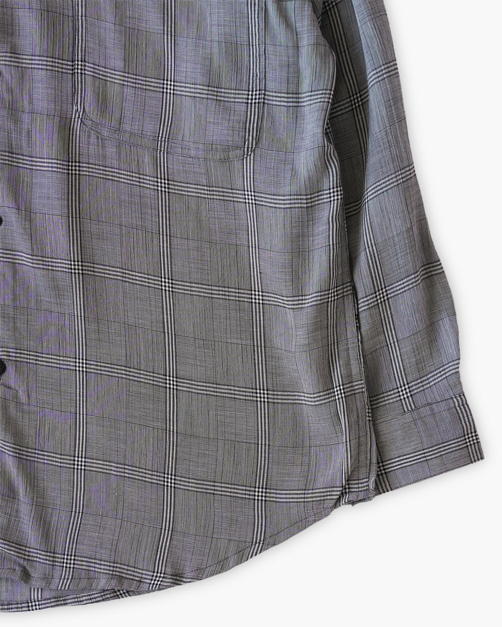 "GOOUCH" 100% Viscose Sheer L/S Shirt