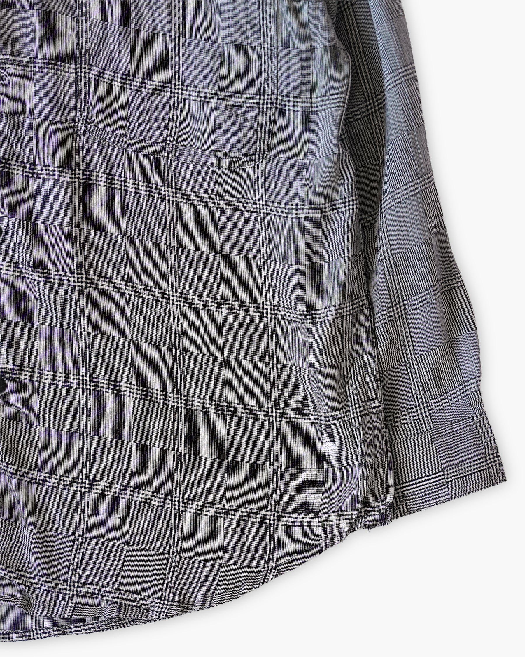 "GOOUCH" 100% Viscose Sheer L/S Shirt