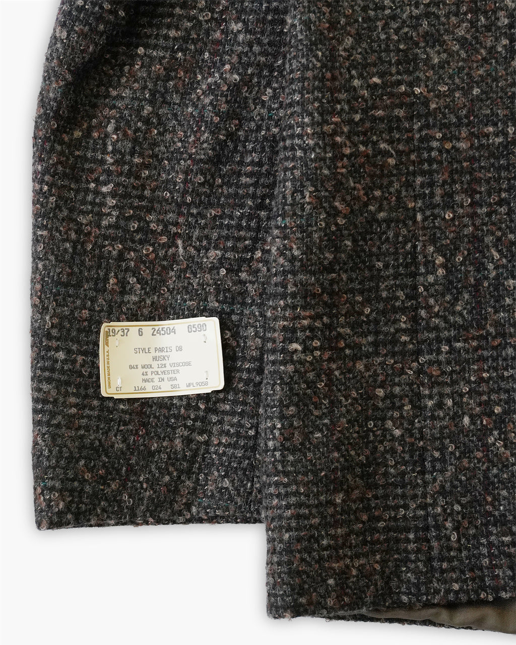 Brown Mix Glen Check Tweed Jacket
