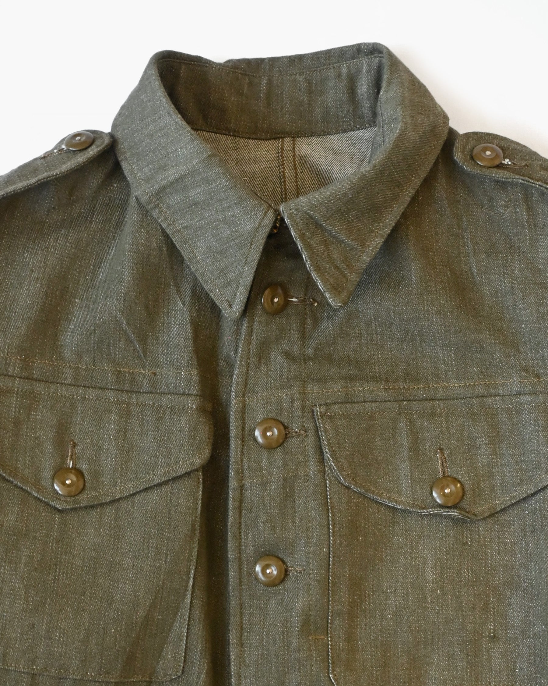 Cotton Cropped Jacket Made In England