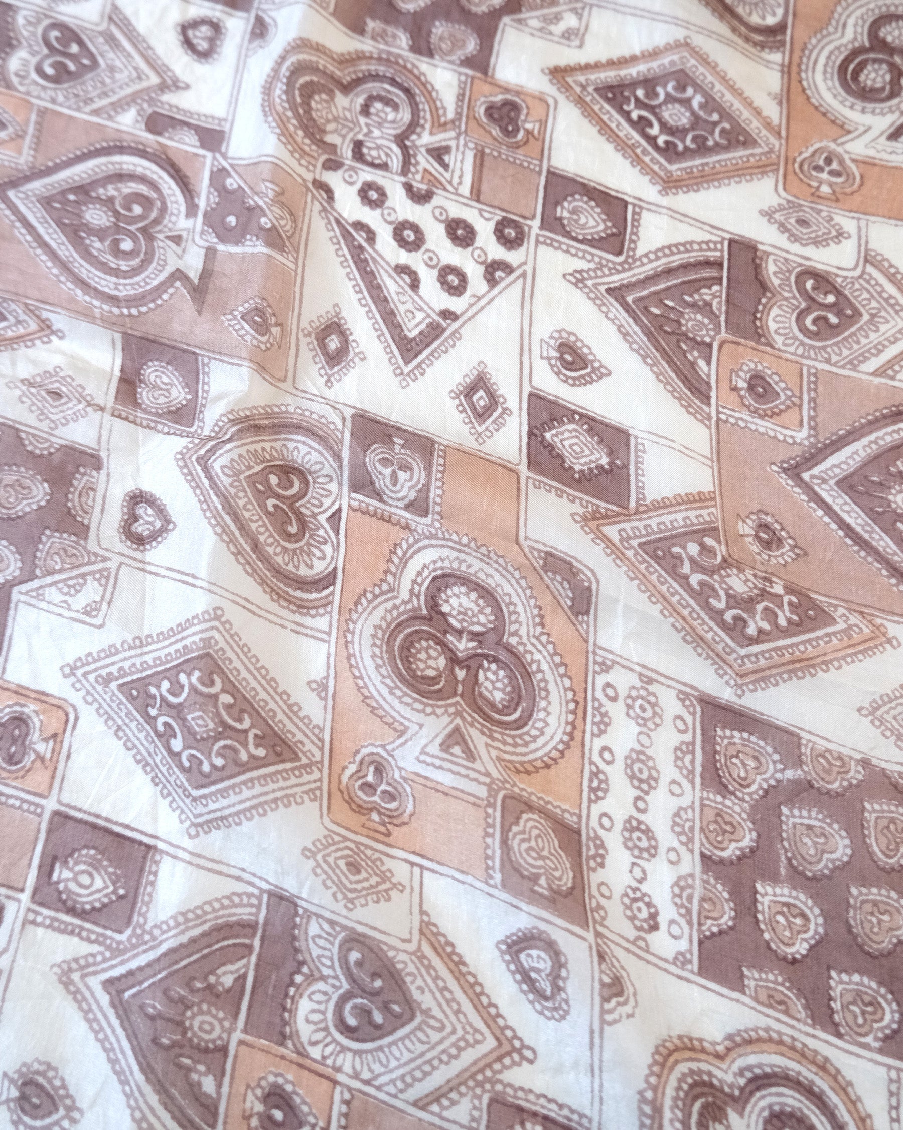 100％ Silk Printed Scarf Made In India