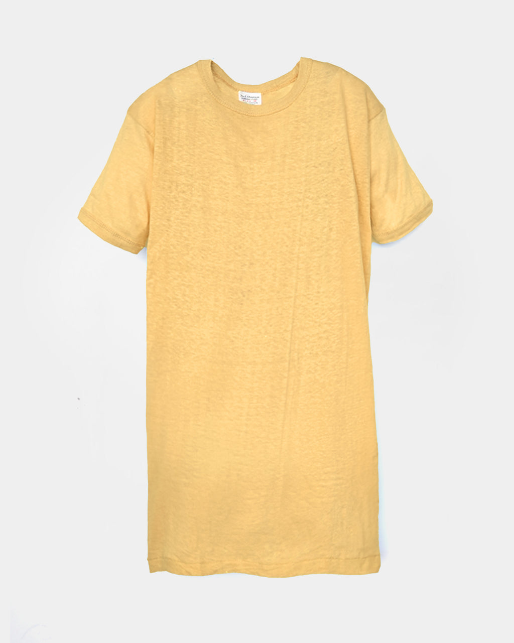 Pale Color T-shirt - Mustard
