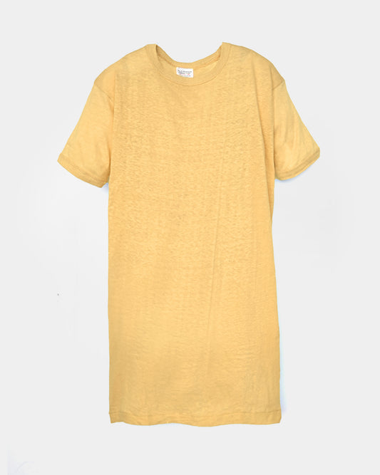 Pale Color T-shirt - Mustard