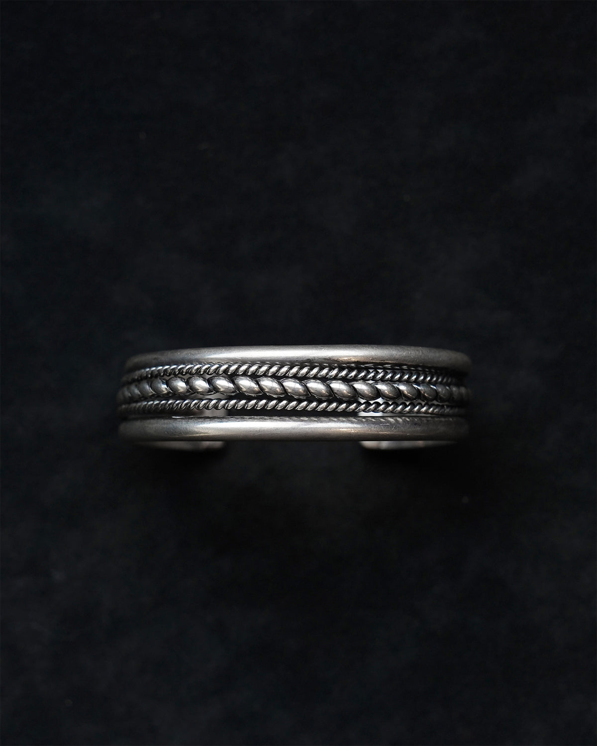 Silver 925 Braided Detail Cuff (SVBL-26046)