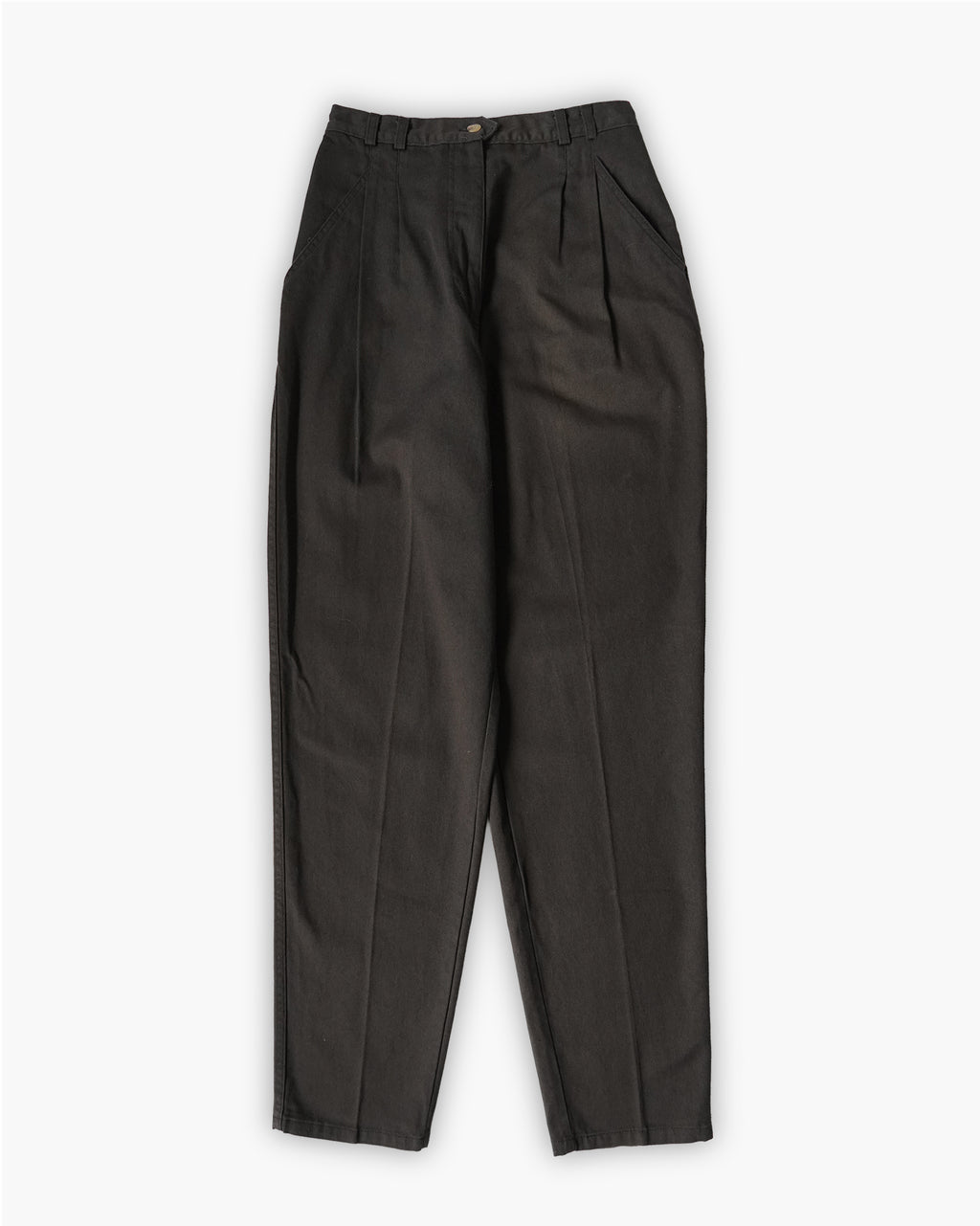 "Woolrich" Cotton Tuck Trousers - Brown