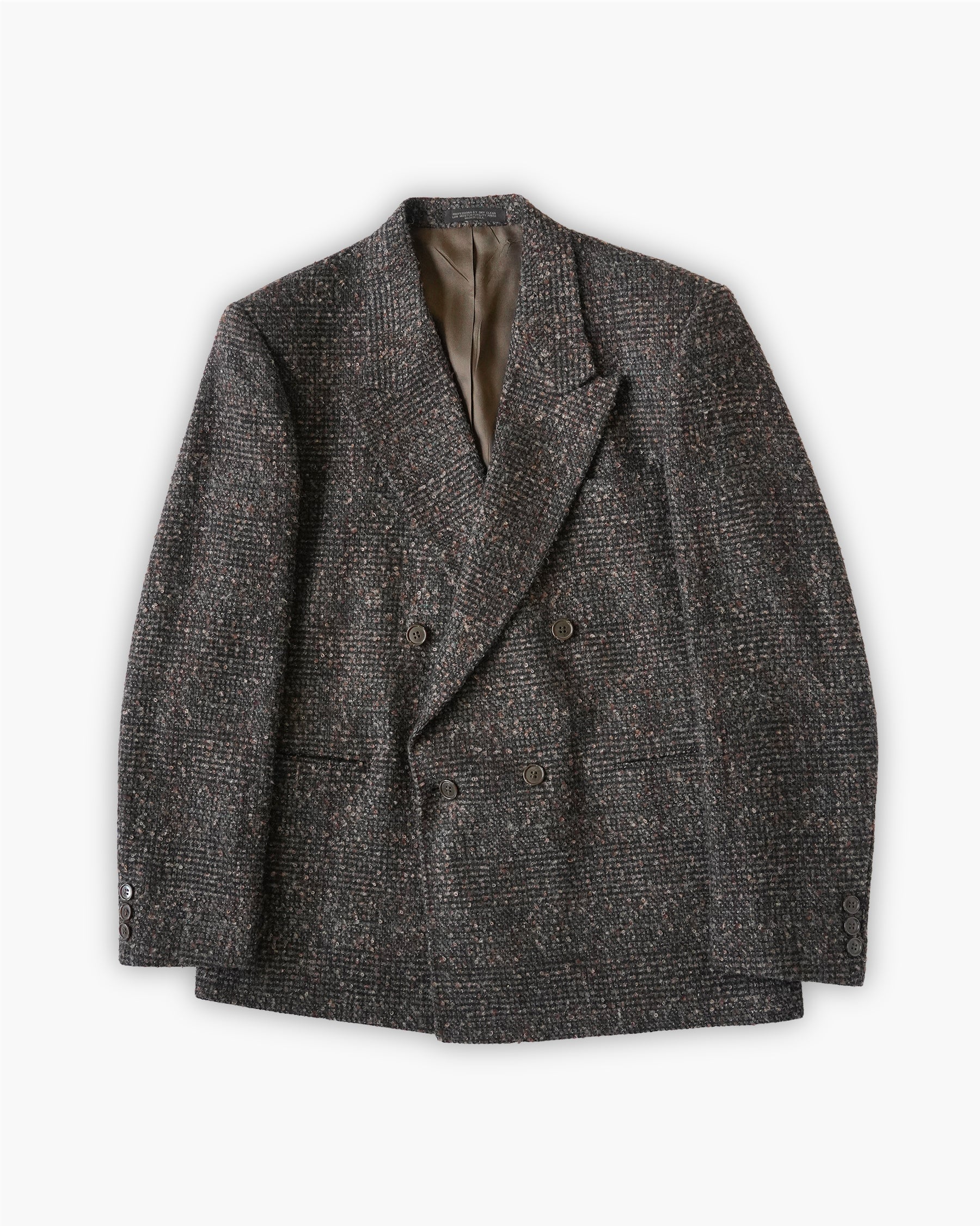 Brown Mix Glen Check Tweed Jacket