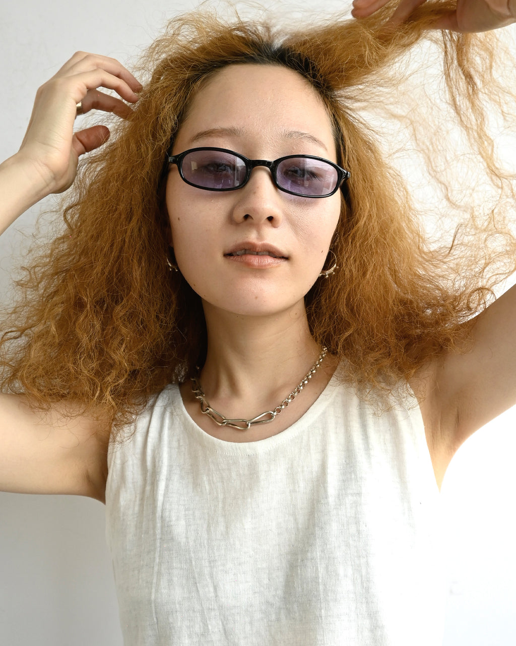NOS 90s Purple Lens Rectangle Sunglasses