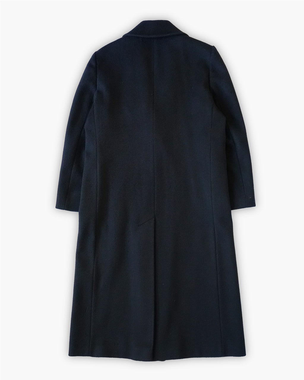 Wool Black Coat - Made in USA