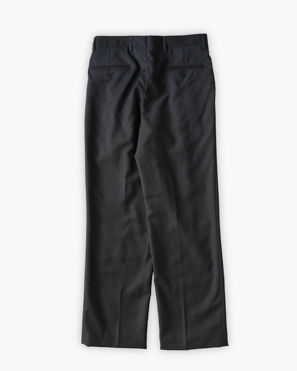 100% Wool Two-Tuck Wide Trousers