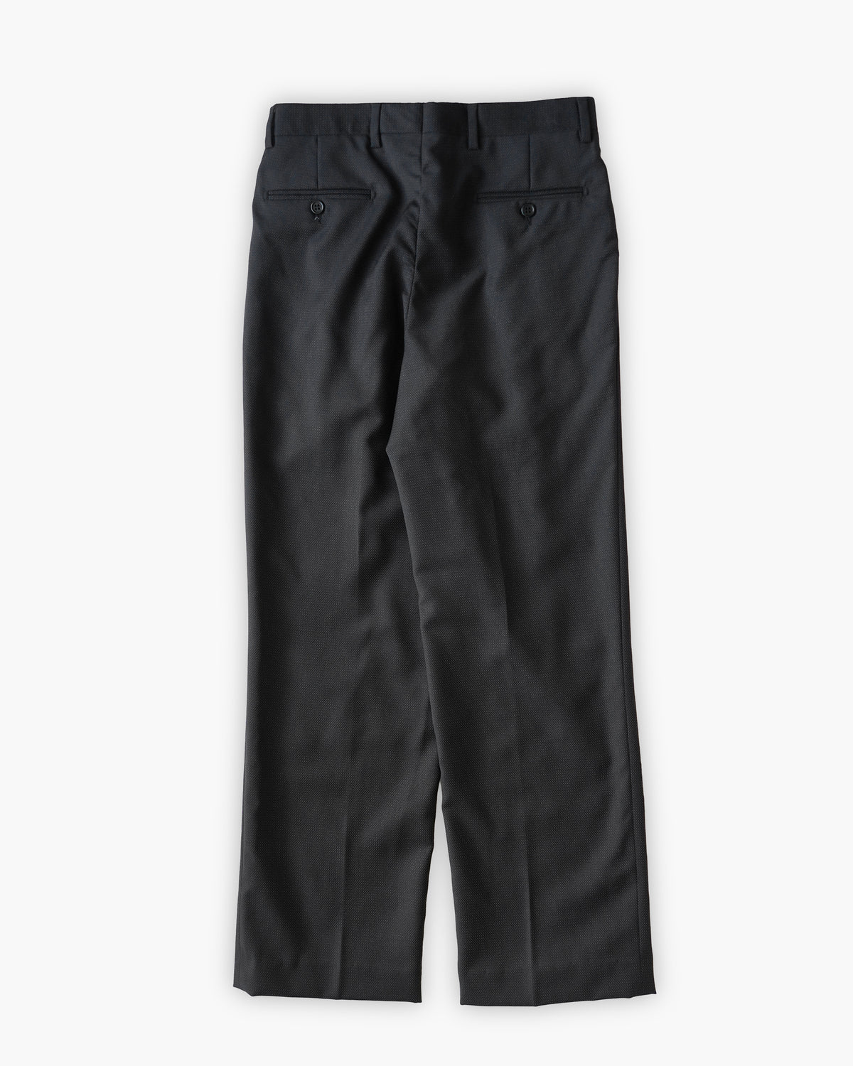 100% Wool Two-Tuck Wide Trousers