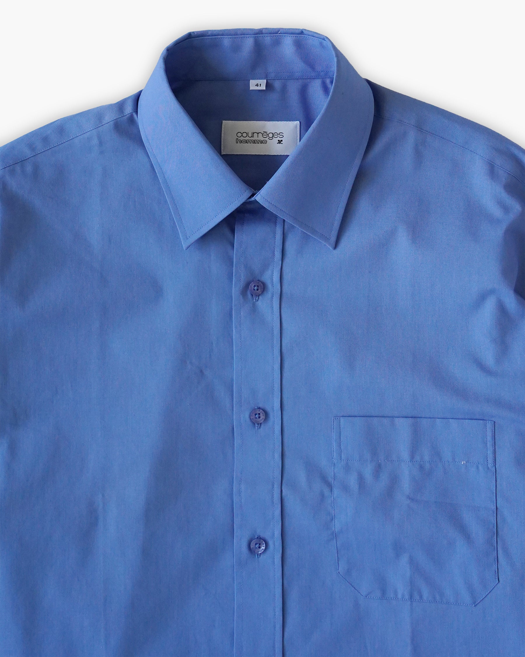 90s "Courrèges" S/S Dress Shirts