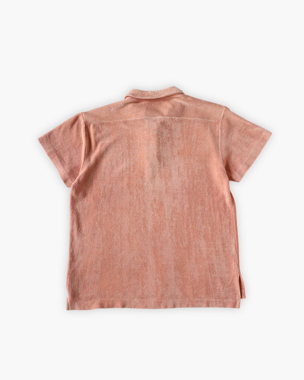 Piled Polo Shirt - Pink