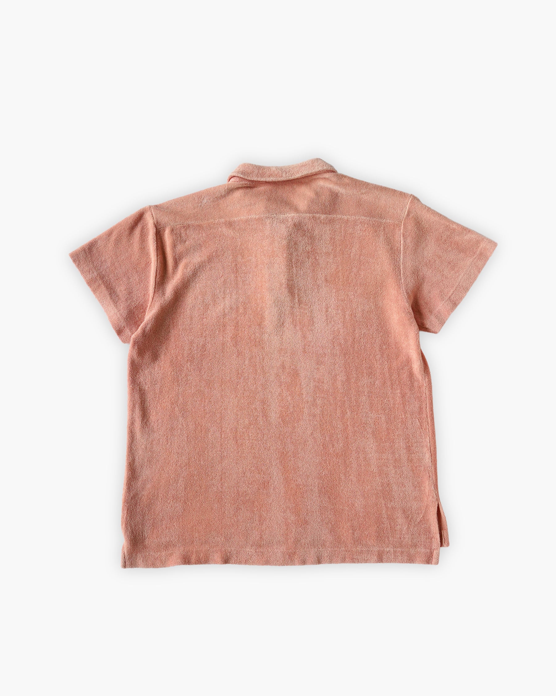 Piled Polo Shirt - Pink