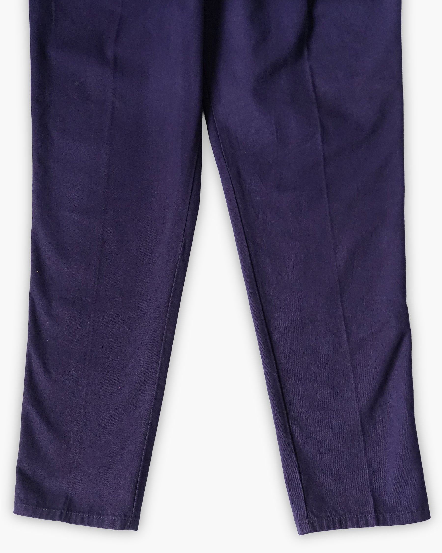 "Woolrich" Cotton Tuck Trousers - Navy