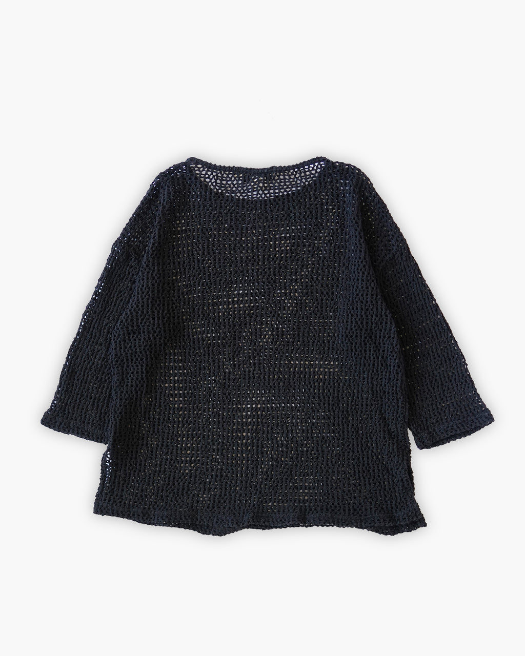 Black Mesh L/S Top