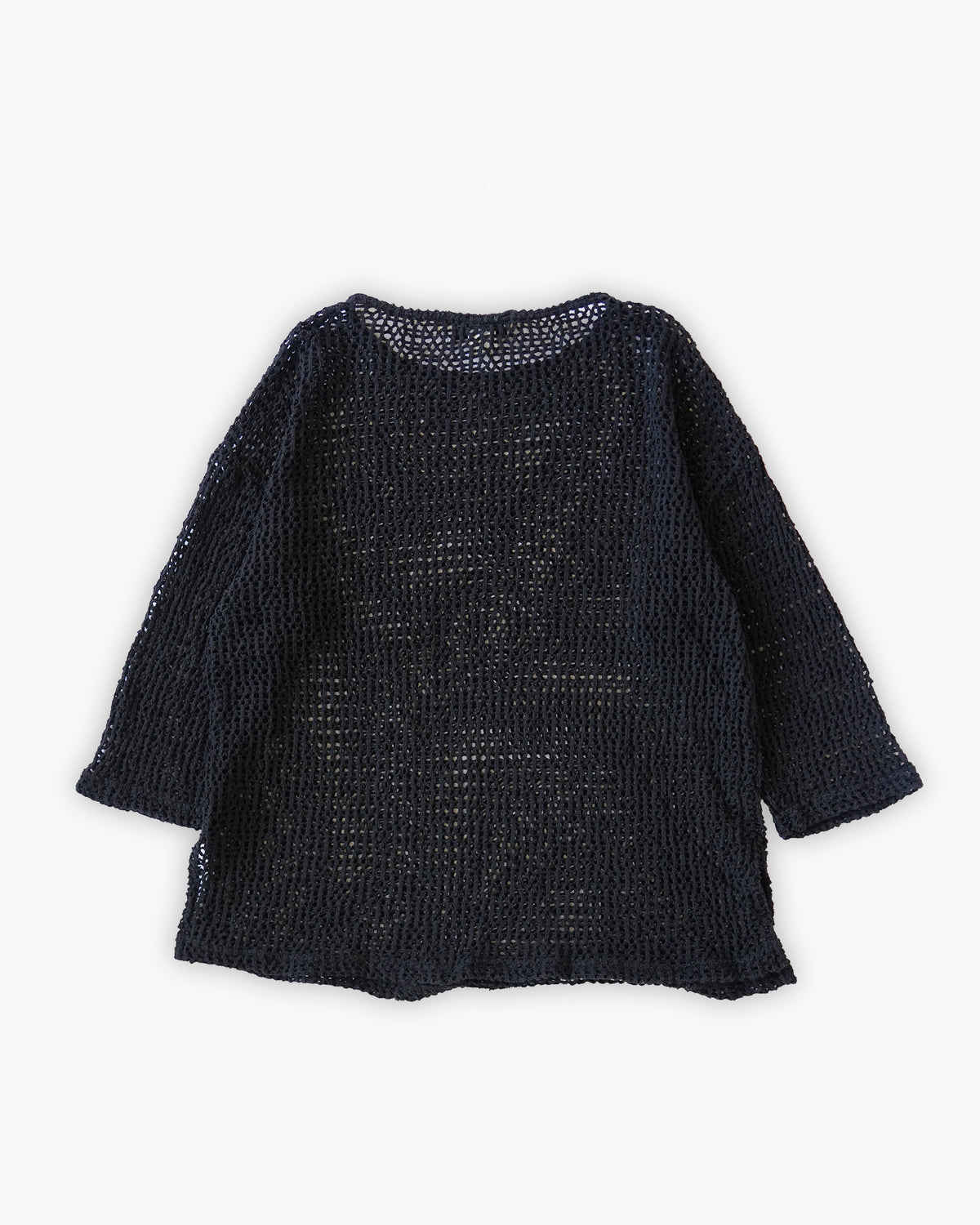Black Mesh L/S Top