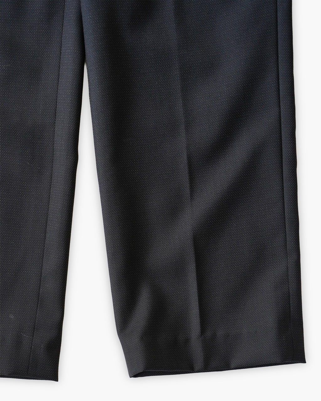 100% Wool Two-Tuck Wide Trousers