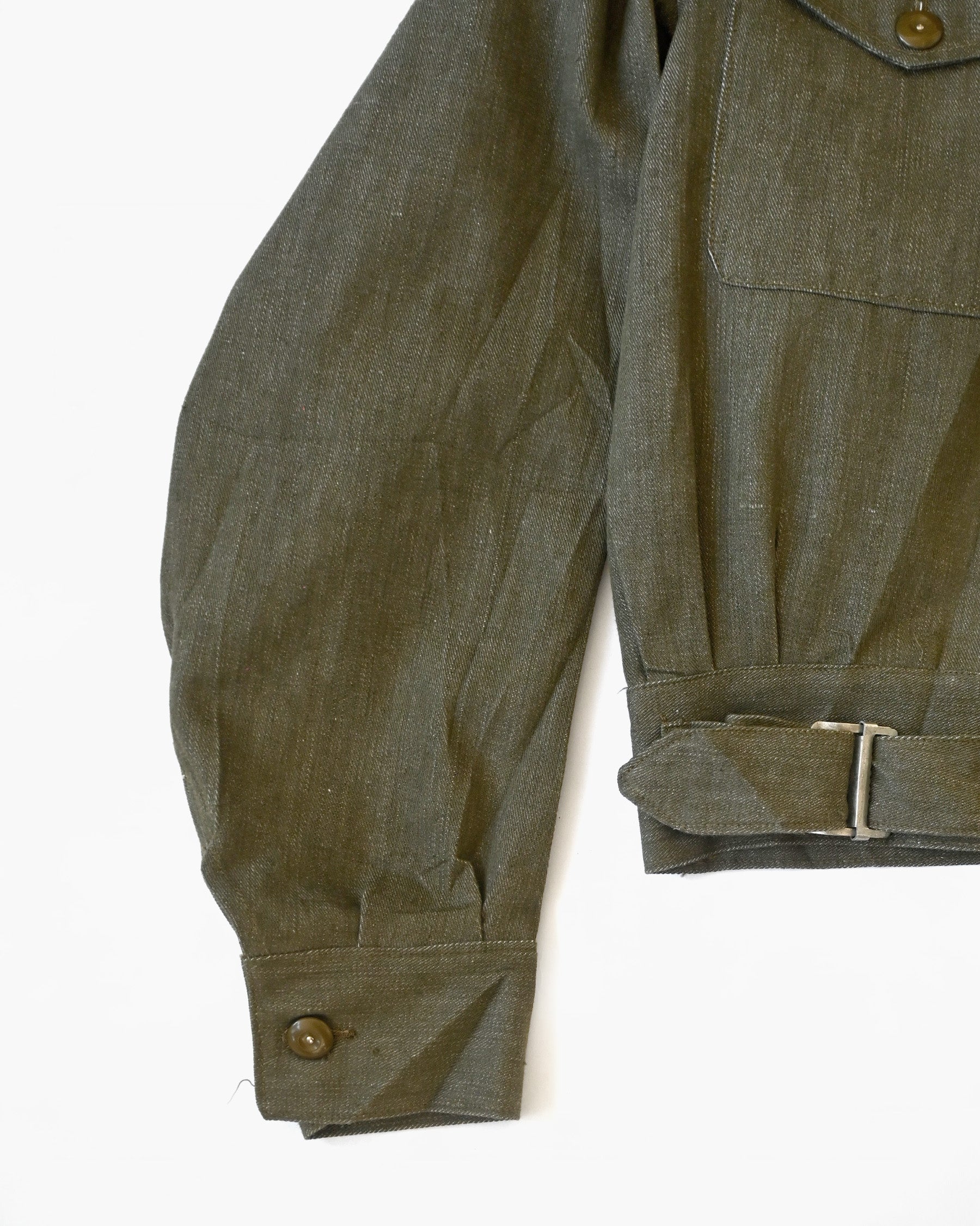 Cotton Cropped Jacket Made In England