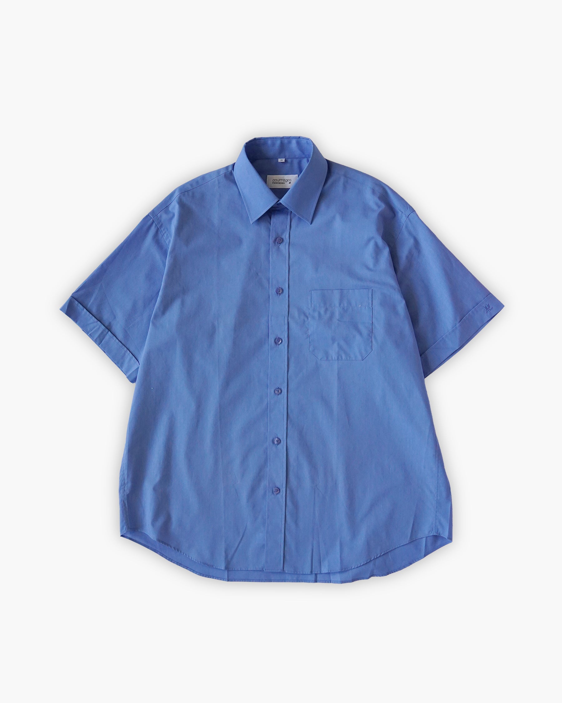 90s "Courrèges" S/S Dress Shirts