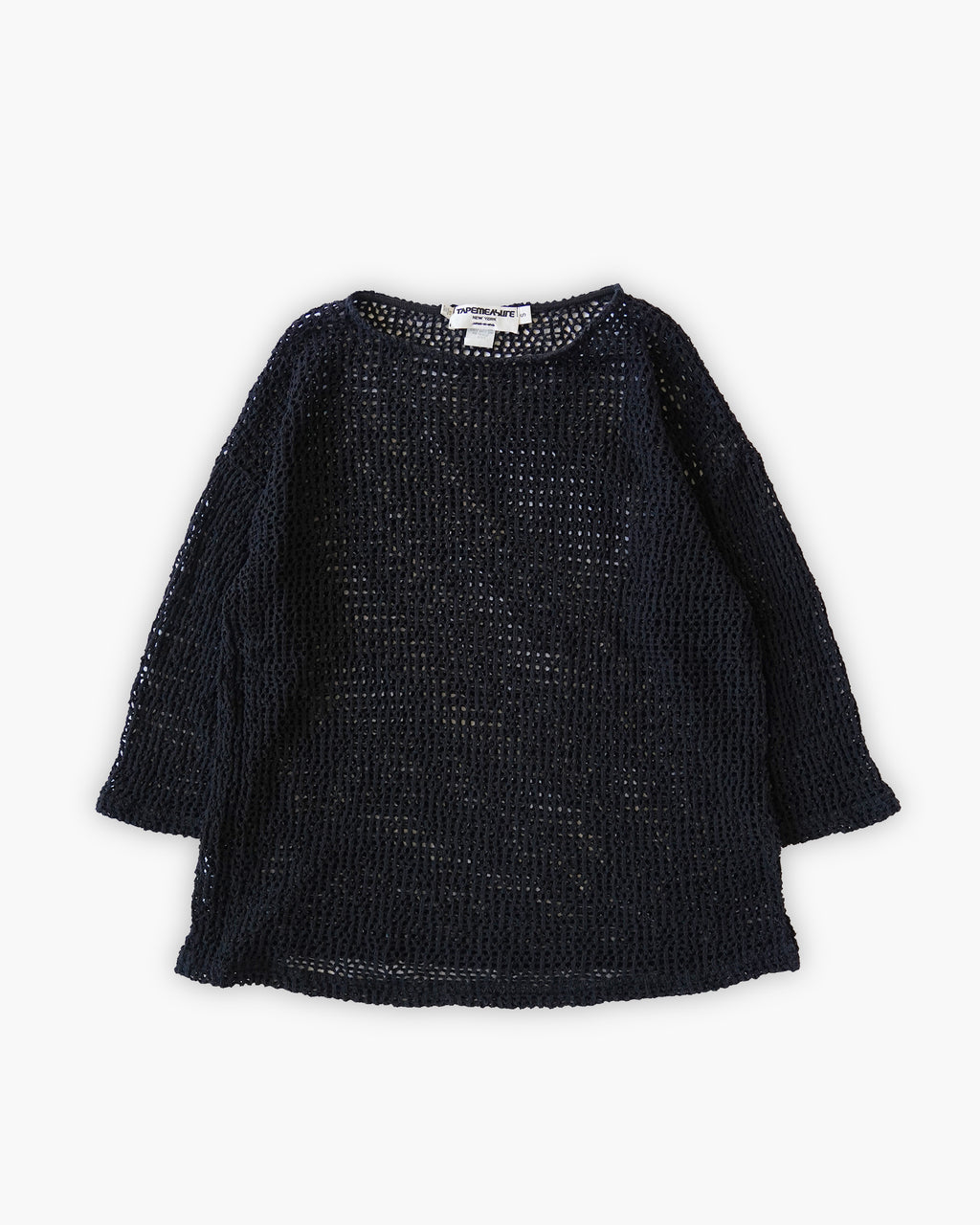 Black Mesh L/S Top
