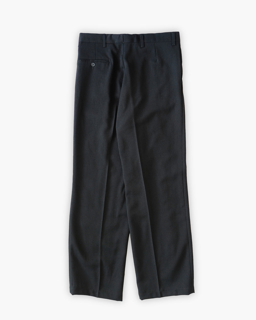 Two-Tuck Wide Trousers – Black