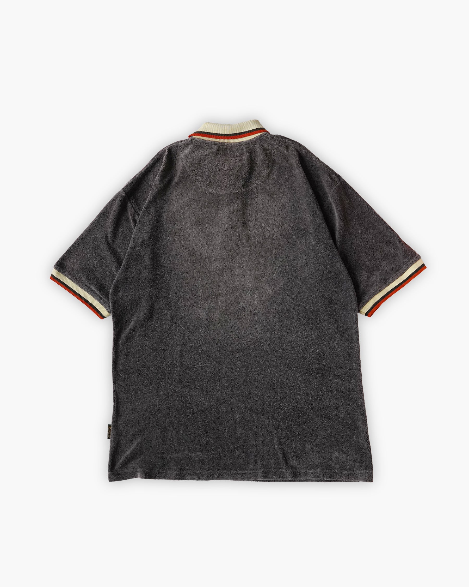 Piled Polo Shirt - Charcoal