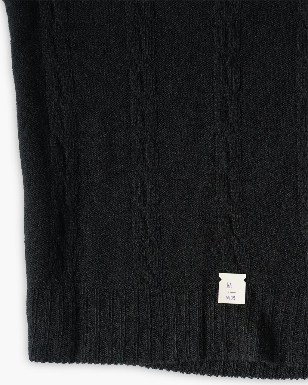 Acrylic Knit Vest - Black