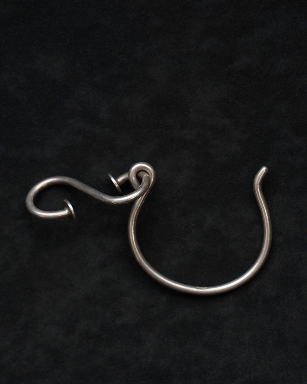 Silver 925 Twisted Nail Bangle(SVBL-26045)