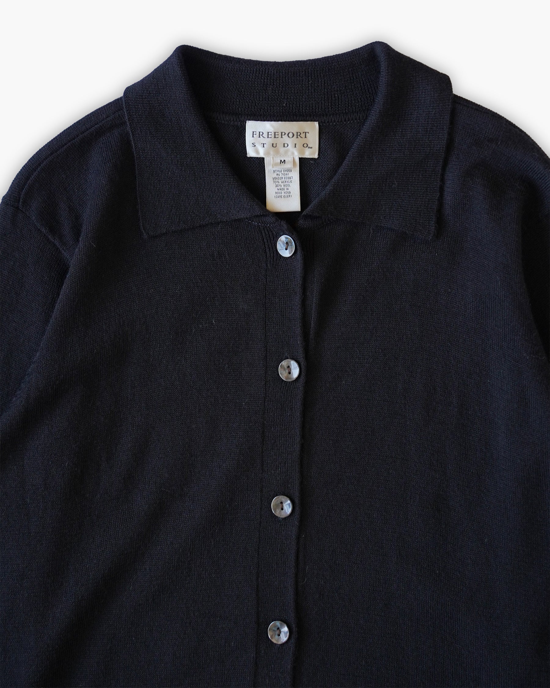 Classic Knit Shirt Dress