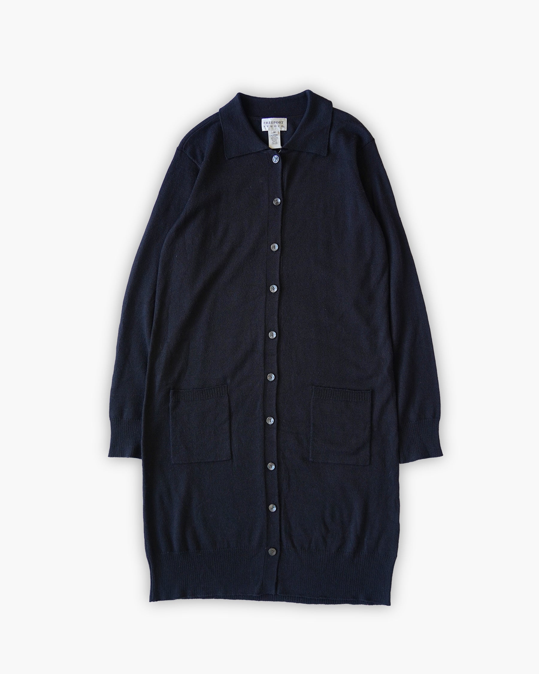 Classic Knit Shirt Dress