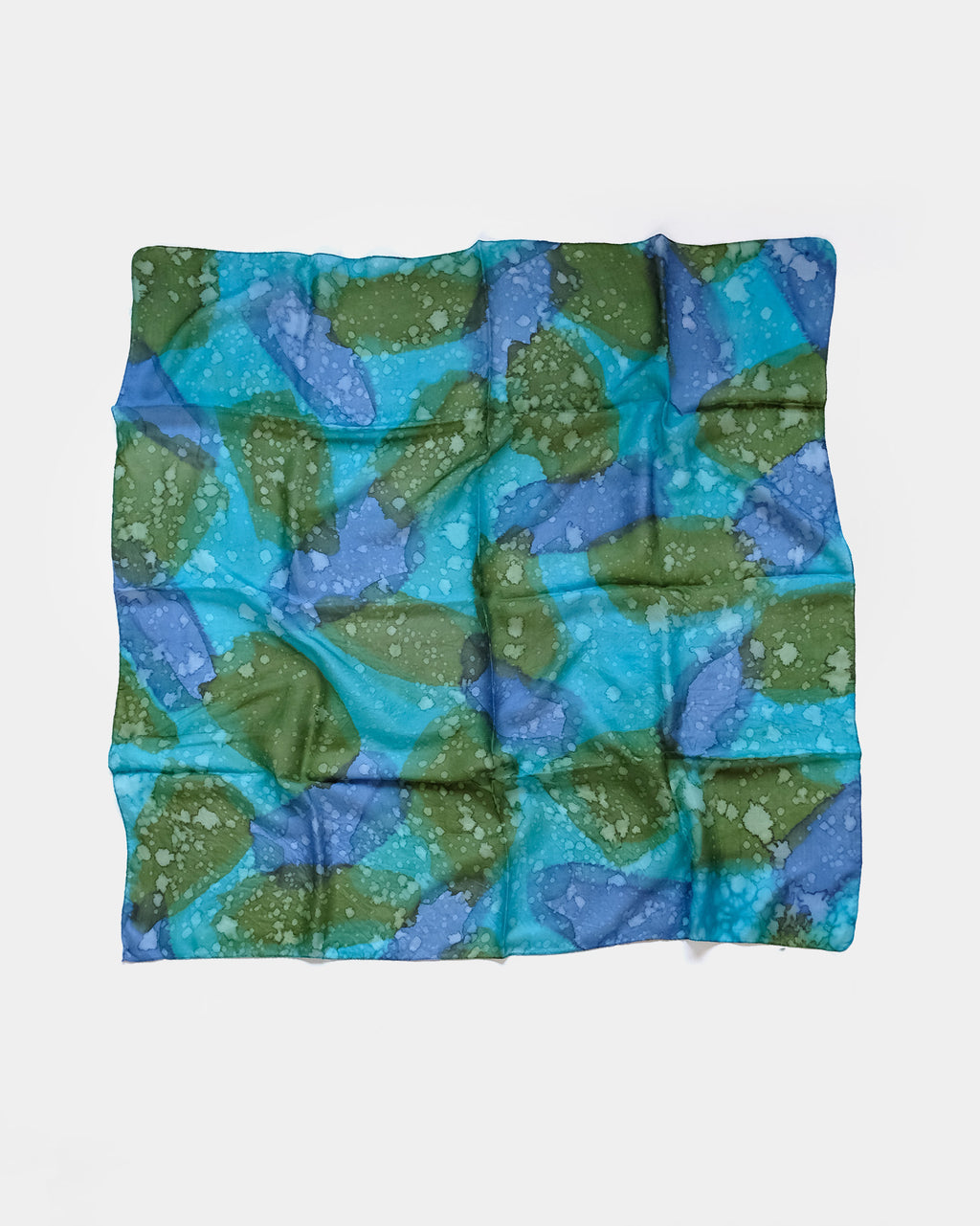 100％ Silk Printed Scarf Made In India