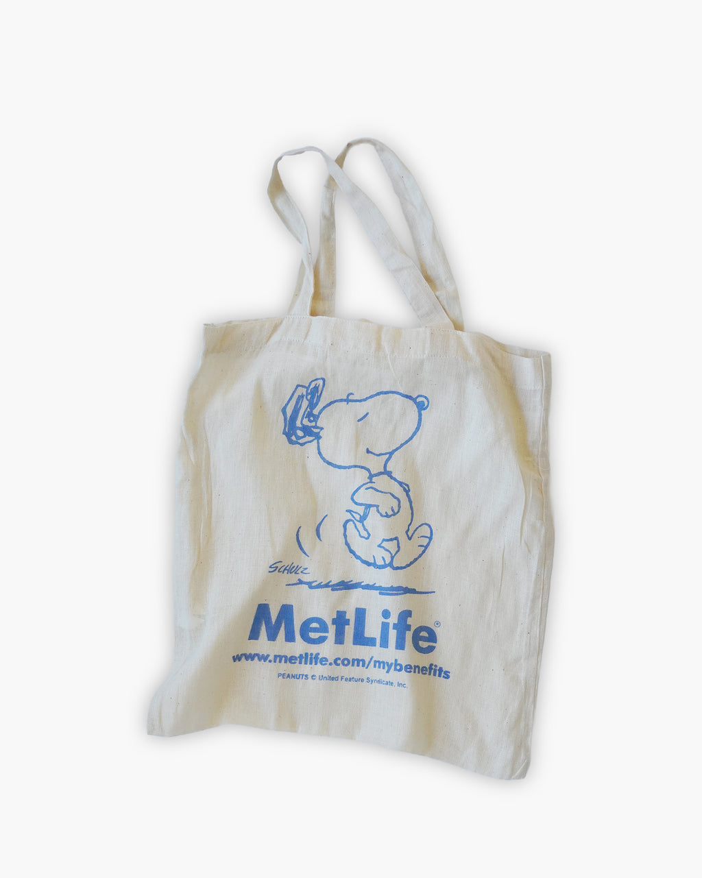 Snoopy × MetLife Cotton Tote Bag