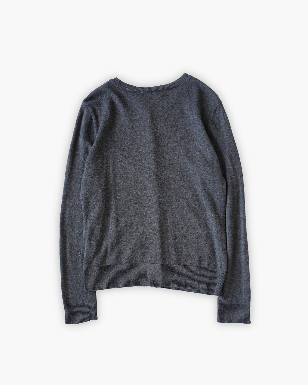 Cotton Rayon Blend Cardigan - Grey