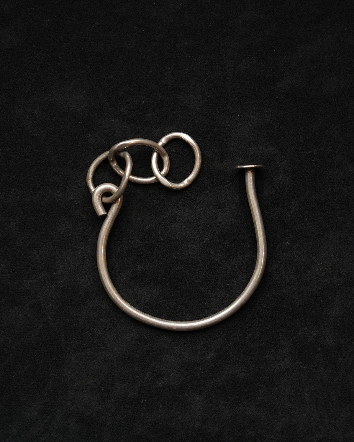 Silver 925 Chain Link Bangle (SVBL-26045)