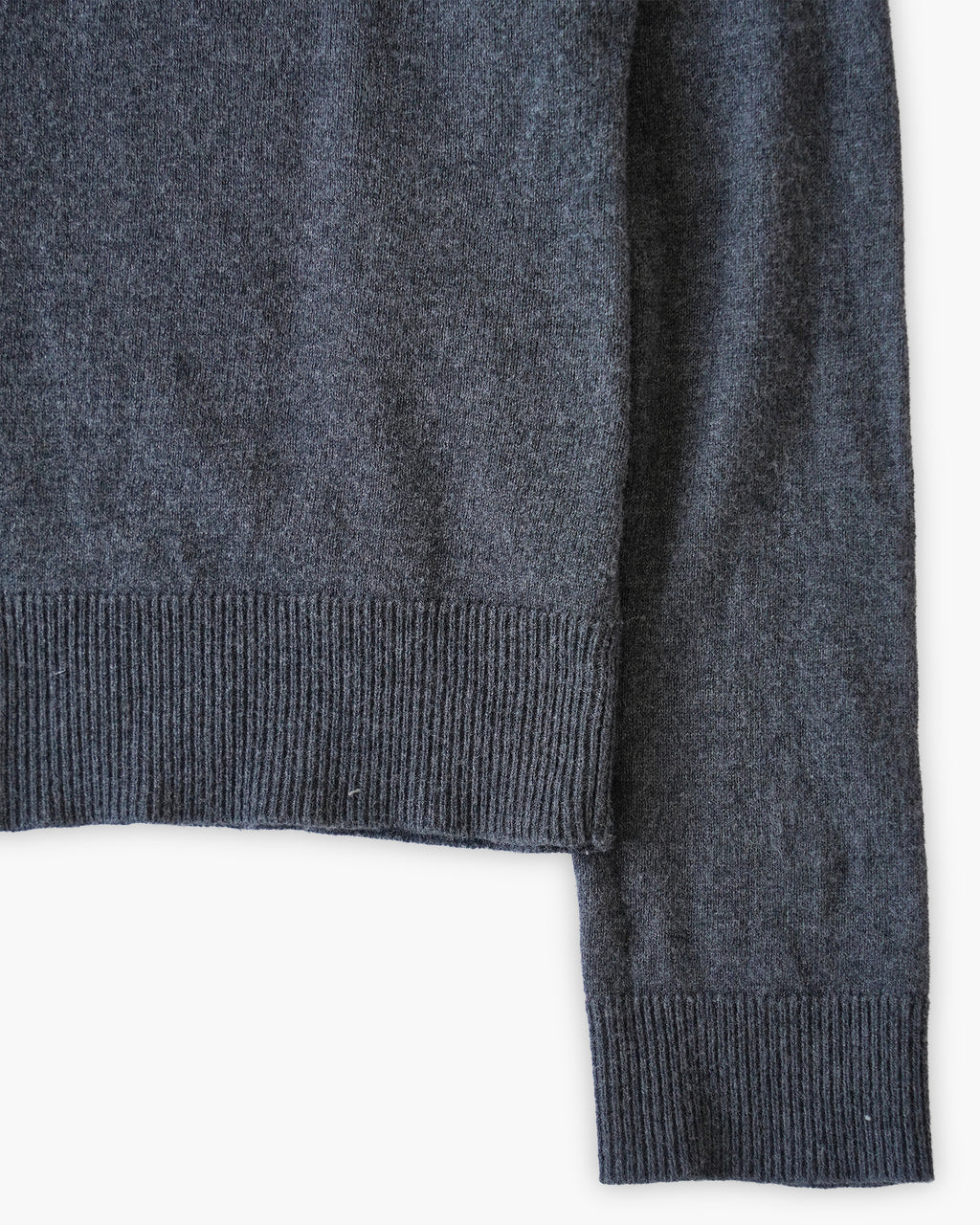 Cotton Rayon Blend Cardigan - Grey