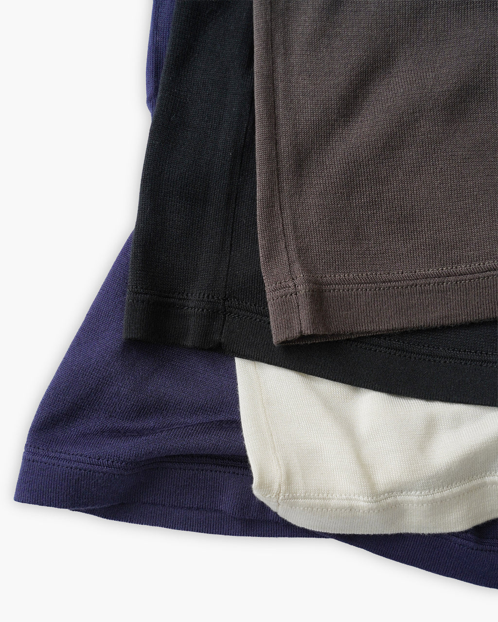 100% Washable Silk Tee S/S - Black