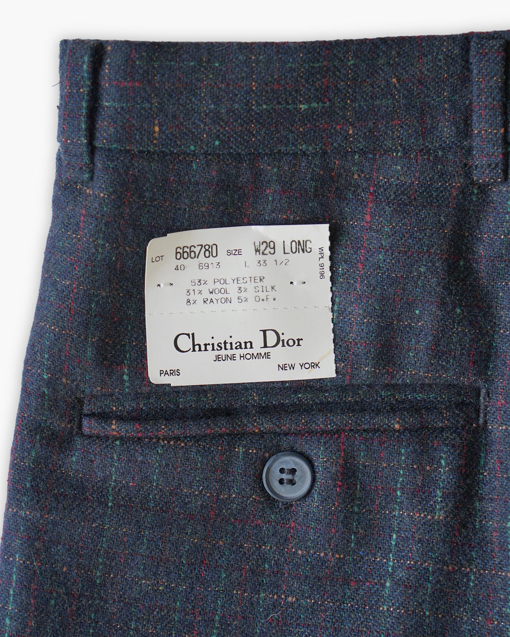 "Christian Dior" Wool Blend Trousers