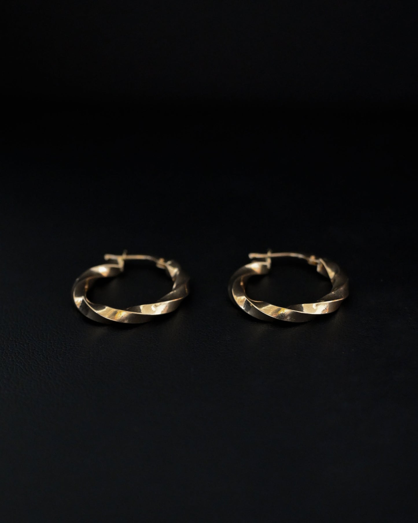 Twisted 14K Hoops