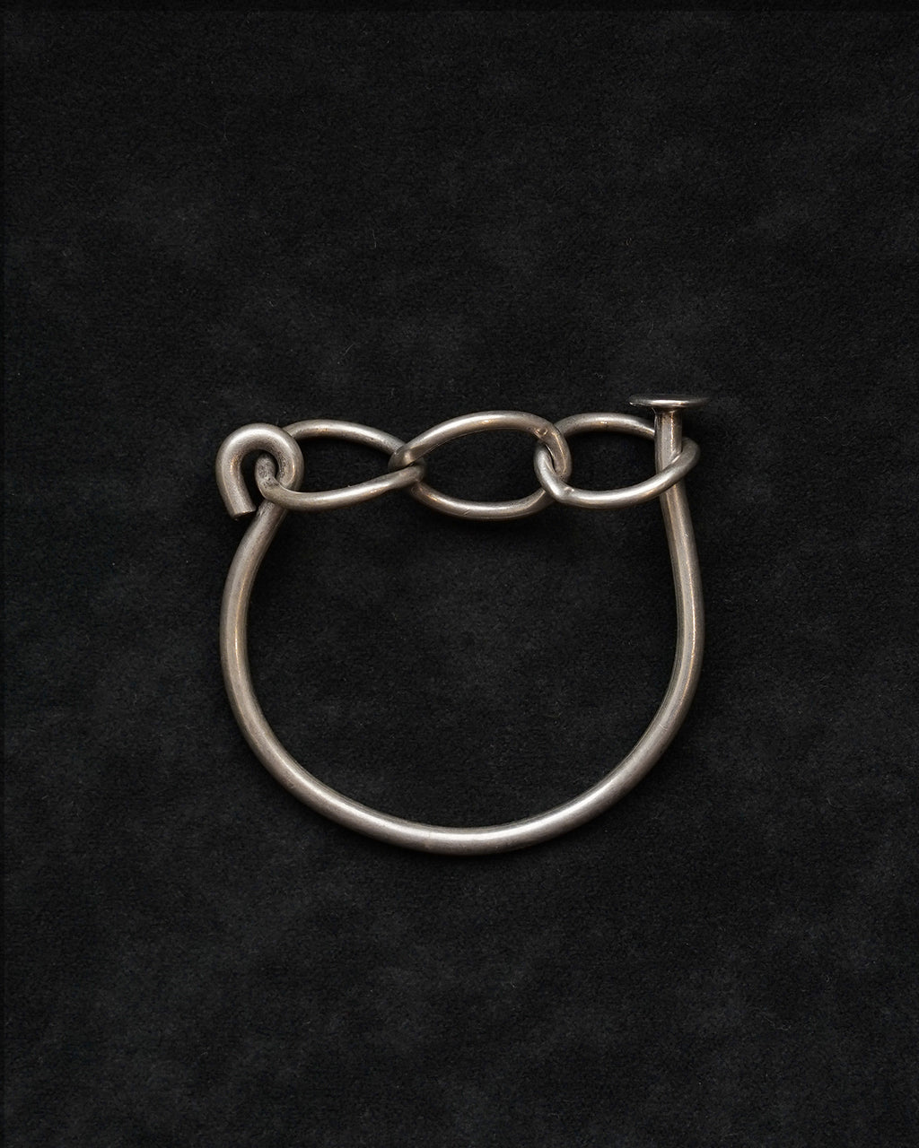 Silver 925 Chain Link Bangle (SVBL-26045)